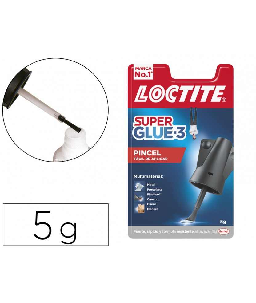 Pegamento loctite 5 gr aplicador de pincel adhesivo instantaneo