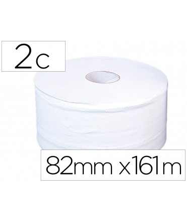 Jumbo Toilet Paper 2 Ply White 60mm Mandrel for Dispenser 325