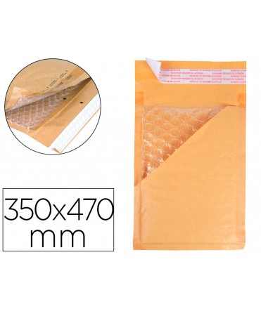 Sobre burbujas crema q-connect k/7 350 x 470 mm