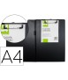 Carpeta q-connect miniclips plastico din a4 negra
