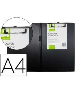Plastic q-connect mini clip folder made of a4 black