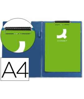 Folder q-connect mini plastic clips from a4 blue
