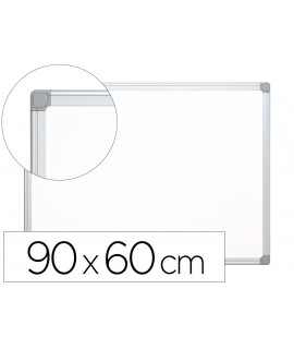 Whiteboard q-connect melamine aluminium frame 90x60 cm