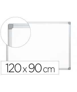 Whiteboard q-connect melamine aluminium frame 120x90 cm
