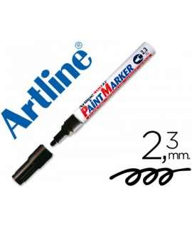 Rotulador artline marcador permanente ek-400 xf negro -punta redonda 2.3 mm -metal caucho y plastico