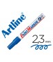 Rotulador artline marcador permanente ek-400 xf azul -punta redonda 2.3 mm -metal caucho y plastico