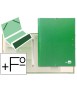 Sorting folder liderpapel 12 departments long folio light green lined cardboard