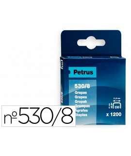 Staples petrus nº 530/8 box of 1200 units