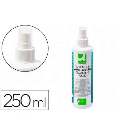 Limpiador de pizarra blanca q-connect bote pulverizador de 250 ml