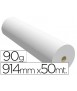 Papel reprografia para plotter 914mmx50mt 90 g impresion ink-jet