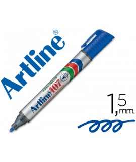 Rotulador artline marcador permanente 107 azul punta redonda