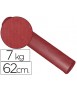 Papel de regalo kraft liderpapel bobina ancho 62 cm peso 7 kg gramaje 60 g burdeos