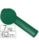 Papel de regalo kraft liderpapel bobina ancho 62 cm peso 7 kg gramaje 60 g verde