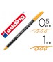 Rotulador edding punta fibra 1200 naranja claro n.16 punta redonda 0.5 mm