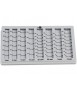 Bandeja portamonedas liderpapel plastico color gris 275x155x24/35 mm