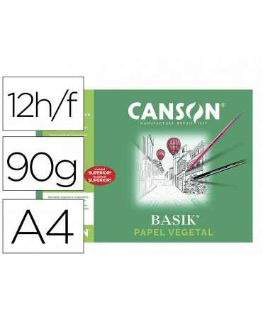 Papel vegetal guarro din a4 90-95 gr minipack de 12 hojas