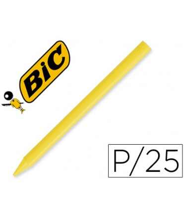 Lapices plastidecor unicolor amarillo-04 caja con 25 lapices