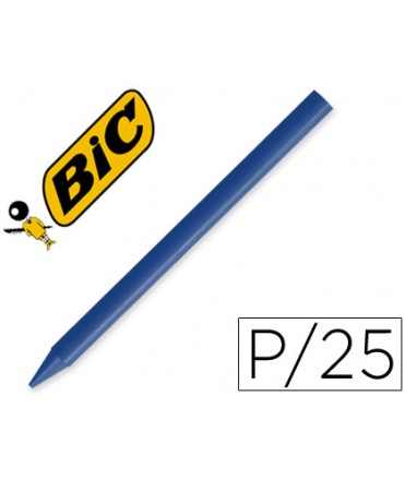 Lapices plastidecor unicolor azul-06 caja con 25 lapices