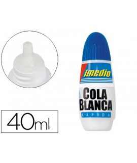 Pegamento imedio cola blanca 40 ml unidad