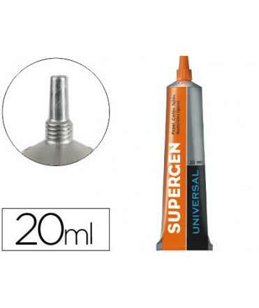 Pegamento supergen universal transparente 20 ml unidad