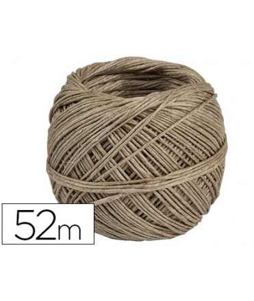 Cuerda cañamo natural pulido bobina de 52 g