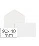 Sobre liderpapel blanco registro extra 90x140 mm caja de 100 unidades