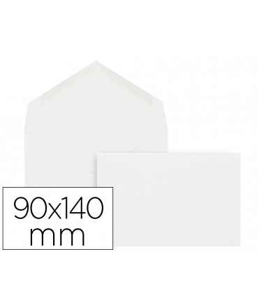 Sobre liderpapel blanco registro extra 90x140 mm caja de 100 unidades