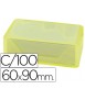 Tarjeta de visita liderpapel blanca 90x60mm 250gr caja de 100 unidades