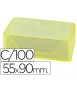Tarjeta de visita liderpapel 90x55mm blanca 250g/m2 caja de 100 unidades