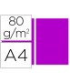 Papel color liderpapel din a4 80gr fucsia paquete de 100 hojas