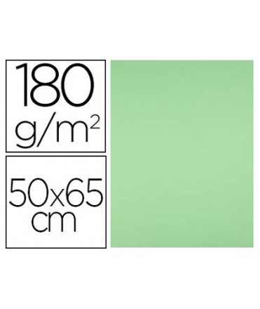 Cartulina liderpapel 50x65 cm verde pistacho 180 gr unidad