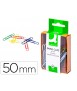 Clips colors q-connect 50 mm box of 30 units assorted colors