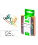 Coloured clips q-connect 26 mm box of 125 units assorted colours