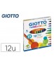 Giotto turbo pen box colour of 12 washable colours with blocked tip