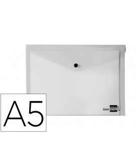 Folder liderpapel file brooch 34354 polypropylene din a5 transparent