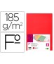 Deep red liderpapel folio subfolder 180g/m2