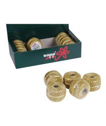 Cordoncillo oro ovillo de 20 m