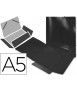 Carpeta liderpapel gomas solapas 34975 polipropileno din a5 negra