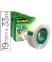 Cinta adhesiva scotch magic invisible 33 m x 19 mm pack de 6 unidades