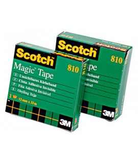 Cinta adhesiva scotch magic invisible 66 mt x 19 mm