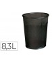 Metal bin q-connect black grid 190x260x235 mm