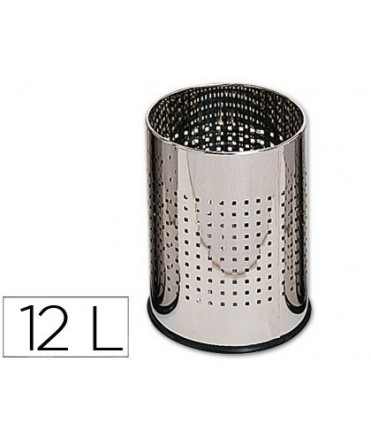 Metal q-connect perforated chrome bin 250x325 mm