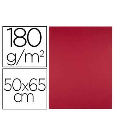 Cartulina liderpapel 50x65 cm 180g/m2 rojo navidad
