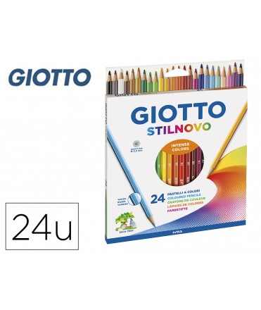 Lapices de colores giotto stilnovo 24 colores unidad