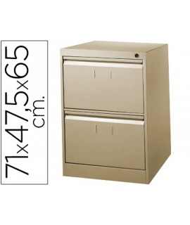 File metal floor drawers with 2 drawers 71cm high, 65cm prof, 47.5 widebeige color n.34