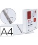 Kangaroo folder 4 mixed rings 55mm liderpapel a4 plastic white color