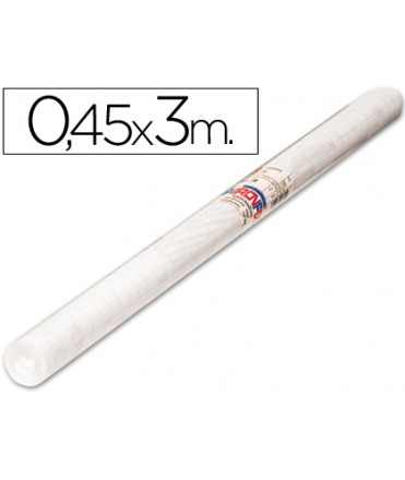 Rollo adhesivo aironfix transparente removible 69614 rollo 0,45 x 3mt