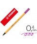 Rotulador stabilo punta de fib ra point 88 violeta punta fina 0,4mm