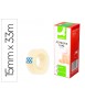Cinta adhesiva q-connect transparente 33 mt x 15 mm