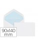 Sobre liderpapel n.1 blanco minimo normalizado 90x140mm engomado solapa de pico caja de 500 unidades